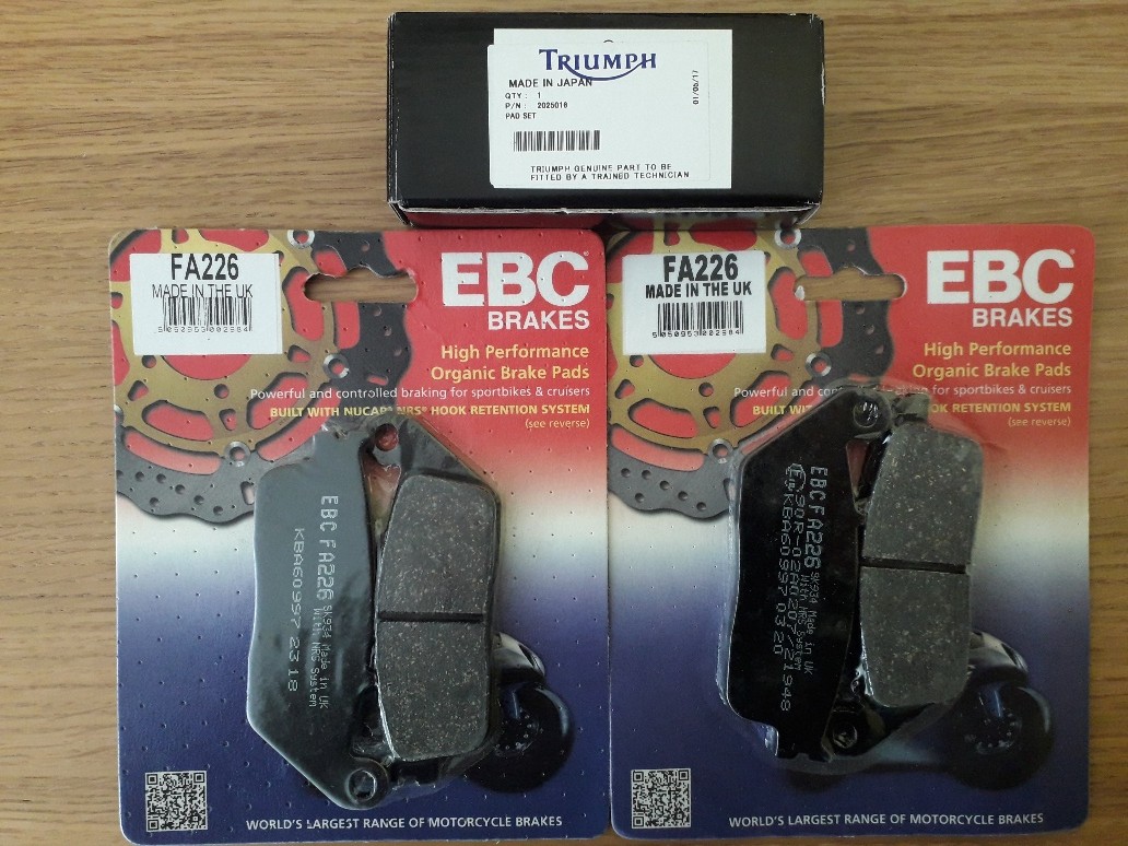 EBC Front Brake Pads for Triumph Tiger 800 (2018 onwards) FA181HH | India